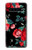 S3112 Rose Floral Pattern Black Hülle Schutzhülle Taschen für Samsung Galaxy S10 5G