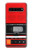 S3204 Red Cassette Recorder Graphic Hülle Schutzhülle Taschen für Samsung Galaxy S10 5G