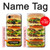 S0790 Hamburger Hülle Schutzhülle Taschen für Google Pixel 3a