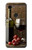 S1316 Grapes Bottle and Glass of Red Wine Hülle Schutzhülle Taschen für Google Pixel 3a