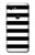 S1596 Black and White Striped Hülle Schutzhülle Taschen für Google Pixel 3a