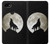 S1981 Wolf Howling at The Moon Hülle Schutzhülle Taschen für Google Pixel 3a