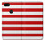 S2364 Red and White Striped Hülle Schutzhülle Taschen für Google Pixel 3a