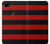 S2638 Black and Red Striped Hülle Schutzhülle Taschen für Google Pixel 3a