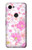 S3036 Pink Sweet Flower Flora Hülle Schutzhülle Taschen für Google Pixel 3a