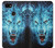 S0752 Blue Fire Grim Wolf Hülle Schutzhülle Taschen für Google Pixel 3a XL