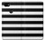 S1596 Black and White Striped Hülle Schutzhülle Taschen für Google Pixel 3a XL