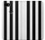 S2297 Black and White Vertical Stripes Hülle Schutzhülle Taschen für Google Pixel 3a XL