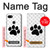 S2355 Paw Foot Print Hülle Schutzhülle Taschen für Google Pixel 3a XL
