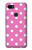 S2358 Pink Polka Dots Hülle Schutzhülle Taschen für Google Pixel 3a XL