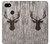 S2505 Reindeer Head Old Wood Texture Graphic Hülle Schutzhülle Taschen für Google Pixel 3a XL