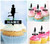 TA0898 Top Hat Tab Dance Kuchenaufsätze Hochzeit Geburtsta Acryl Cupcake Kuchen Topper für Kuchen Party Dekor 10 Stück