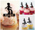 TA0900 Disco Dance Kuchenaufsätze Hochzeit Geburtsta Acryl Cupcake Kuchen Topper für Kuchen Party Dekor 10 Stück