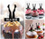 TA0907 Sexy Legs High Heels Kuchenaufsätze Hochzeit Geburtsta Acryl Cupcake Kuchen Topper für Kuchen Party Dekor 10 Stück