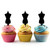 TA0908 Dress Form Kuchenaufsätze Hochzeit Geburtsta Acryl Cupcake Kuchen Topper für Kuchen Party Dekor 10 Stück