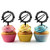 TA0914 Drum Drumsticks Kuchenaufsätze Hochzeit Geburtsta Acryl Cupcake Kuchen Topper für Kuchen Party Dekor 10 Stück