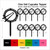 TA0914 Drum Drumsticks Kuchenaufsätze Hochzeit Geburtsta Acryl Cupcake Kuchen Topper für Kuchen Party Dekor 10 Stück