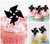 TA0943 Paper Windmill Kuchenaufsätze Hochzeit Geburtsta Acryl Cupcake Kuchen Topper für Kuchen Party Dekor 10 Stück