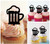 TA1022 Beer Mug Kuchenaufsätze Hochzeit Geburtsta Acryl Cupcake Kuchen Topper für Kuchen Party Dekor 10 Stück TA1022 Beer Mug Kuchenaufsätze Hochzeit Geburtsta Acryl Cupcake Kuchen Topper für Kuchen Party Dekor 10 Stück