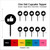 TA1044 Social Thumb Kuchenaufsätze Hochzeit Geburtsta Acryl Cupcake Kuchen Topper für Kuchen Party Dekor 10 Stück TA1044 Social Thumb Kuchenaufsätze Hochzeit Geburtsta Acryl Cupcake Kuchen Topper für Kuchen Party Dekor 10 Stück