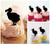 TA1060 Dodo Bird Kuchenaufsätze Hochzeit Geburtsta Acryl Cupcake Kuchen Topper für Kuchen Party Dekor 10 Stück