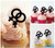 TA1080 Lesbian Couple Symbol Kuchenaufsätze Hochzeit Geburtsta Acryl Cupcake Kuchen Topper für Kuchen Party Dekor 10 Stück