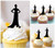 TA1116 Fashion Model Kuchenaufsätze Hochzeit Geburtsta Acryl Cupcake Kuchen Topper für Kuchen Party Dekor 10 Stück