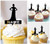 TA1116 Fashion Model Kuchenaufsätze Hochzeit Geburtsta Acryl Cupcake Kuchen Topper für Kuchen Party Dekor 10 Stück