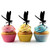 TA1146 Dragon Fly Insect Kuchenaufsätze Hochzeit Geburtsta Acryl Cupcake Kuchen Topper für Kuchen Party Dekor 10 Stück