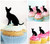 TA1234 Cornish Rex Cat Kuchenaufsätze Hochzeit Geburtsta Acryl Cupcake Kuchen Topper für Kuchen Party Dekor 10 Stück