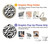 S3056 Zebra Skin Texture Graphic Printed Grafik Ringhalter und PopSockets