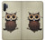 S0360 Coffee Owl Hülle Schutzhülle Taschen für Samsung Galaxy Note 10 Plus