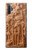 S1307 Fish Wood Carving Graphic Printed Hülle Schutzhülle Taschen für Samsung Galaxy Note 10 Plus