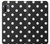 S2299 Black Polka Dots Hülle Schutzhülle Taschen für Samsung Galaxy Note 10 Plus