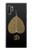 S2331 Gold Leaf Buddhist Om Symbol Hülle Schutzhülle Taschen für Samsung Galaxy Note 10 Plus