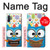 S2521 Cute Nerd Owl Cartoon Hülle Schutzhülle Taschen für Samsung Galaxy Note 10 Plus