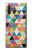 S3049 Triangles Vibrant Colors Hülle Schutzhülle Taschen für Samsung Galaxy Note 10 Plus