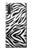 S3056 Zebra Skin Texture Graphic Printed Hülle Schutzhülle Taschen für Samsung Galaxy Note 10 Plus
