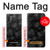 S3153 Black Roses Hülle Schutzhülle Taschen für Samsung Galaxy Note 10 Plus