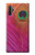 S3201 Pink Peacock Feather Hülle Schutzhülle Taschen für Samsung Galaxy Note 10 Plus