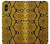 S3365 Yellow Python Skin Graphic Print Hülle Schutzhülle Taschen für iPhone X, iPhone XS