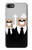 S3557 Bear in Black Suit Hülle Schutzhülle Taschen für iPhone 7, iPhone 8