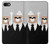 S3557 Bear in Black Suit Hülle Schutzhülle Taschen für iPhone 7, iPhone 8