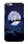S3508 Xmas Santa Moon Hülle Schutzhülle Taschen für iPhone 6 6S