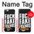 S3598 Middle Finger Fuck Fake Friend Hülle Schutzhülle Taschen für iPhone 6 6S