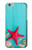 S3428 Aqua Wood Starfish Shell Hülle Schutzhülle Taschen für iPhone 6 Plus, iPhone 6s Plus