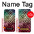 S3539 Mermaid Fish Scale Hülle Schutzhülle Taschen für iPhone 5 5S SE
