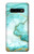 S3399 Green Marble Graphic Print Hülle Schutzhülle Taschen für Samsung Galaxy S10 Plus