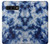 S3439 Fabric Indigo Tie Dye Hülle Schutzhülle Taschen für Samsung Galaxy S10 Plus