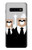 S3557 Bear in Black Suit Hülle Schutzhülle Taschen für Samsung Galaxy S10 Plus